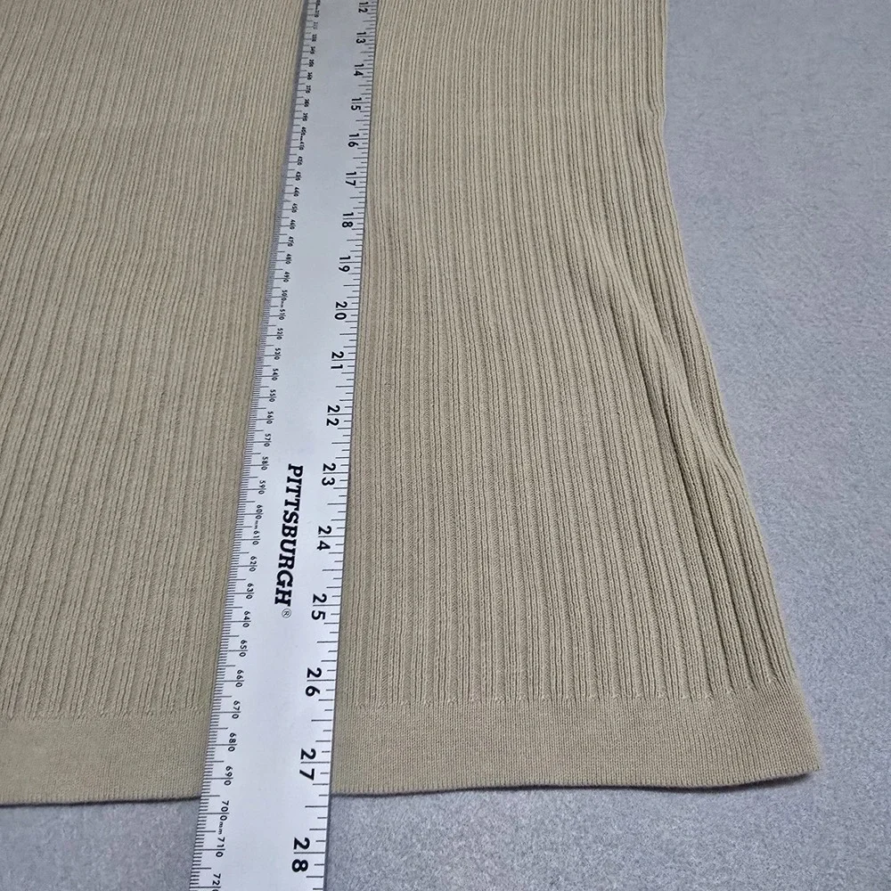 High Sierra Men‎ XL Beige Cotton Sweater V-Neck Vintage Ribbed Striped Australia